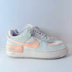 Nike Air Force 1s Shadows (Pastel), Size 7